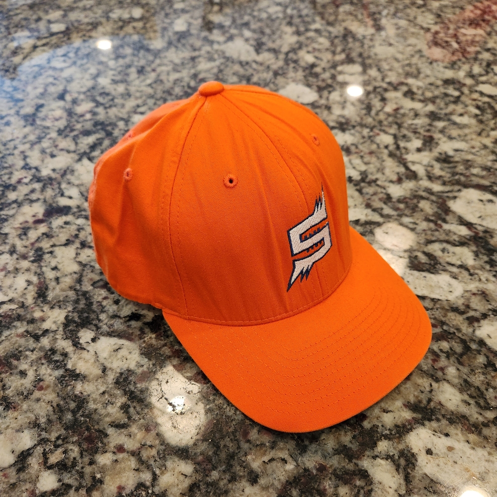 Spokane Shock Arena Football League Port Authority Orange Hat Flexfit L/XL